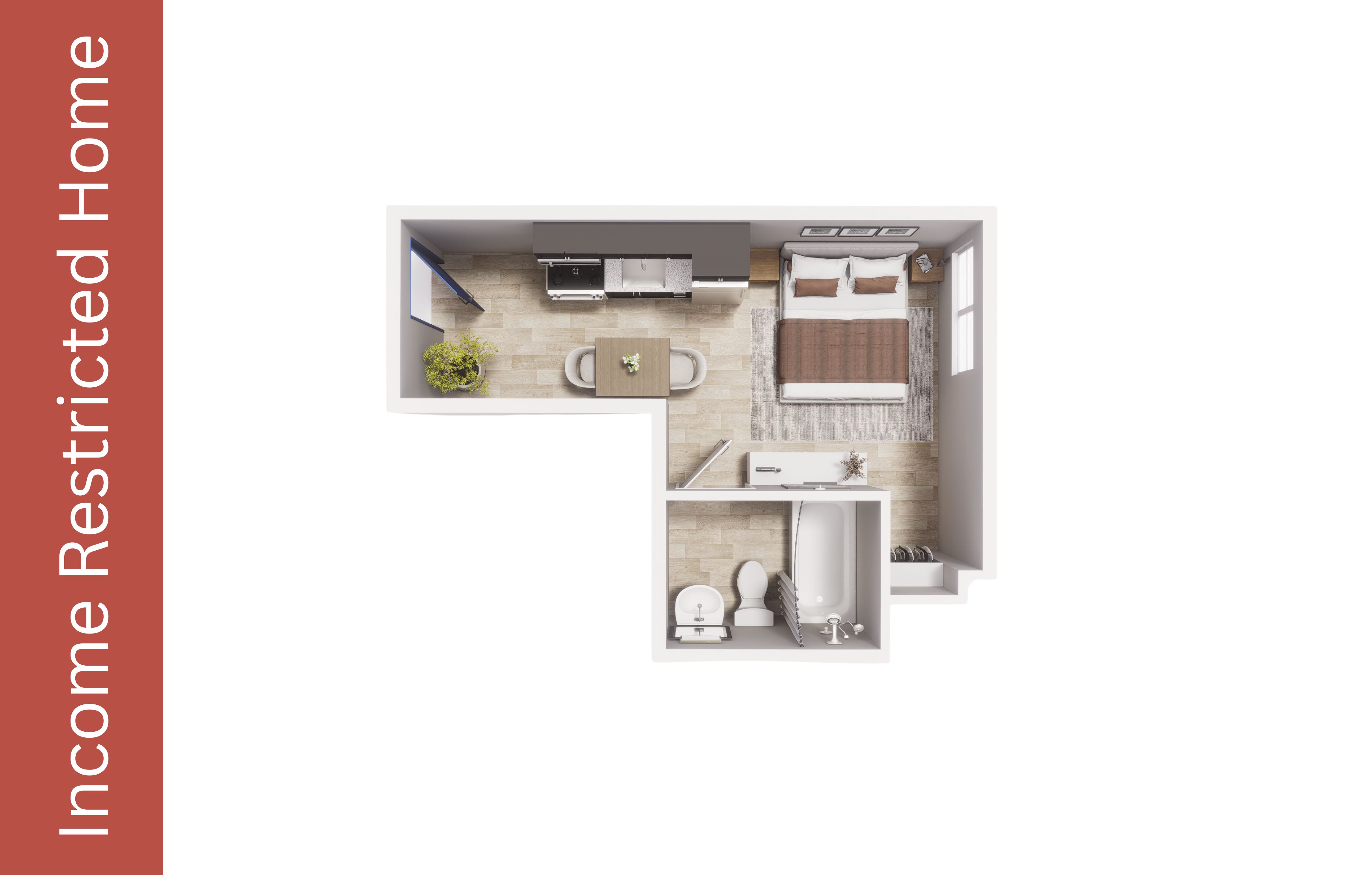 Studio - S1 - MFTE - Maude - Affordable